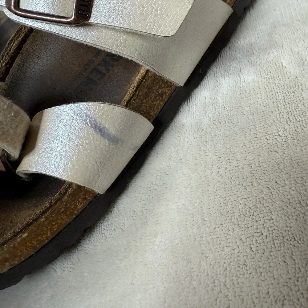 Birkenstock Mayari Pearl‎ Women's Strap Strappy Sandal Size 37 W6